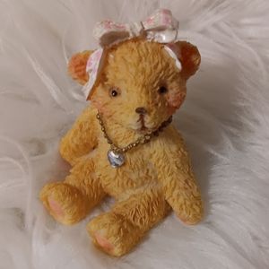 Pay what you want!!! Birthday bear figurine vintage